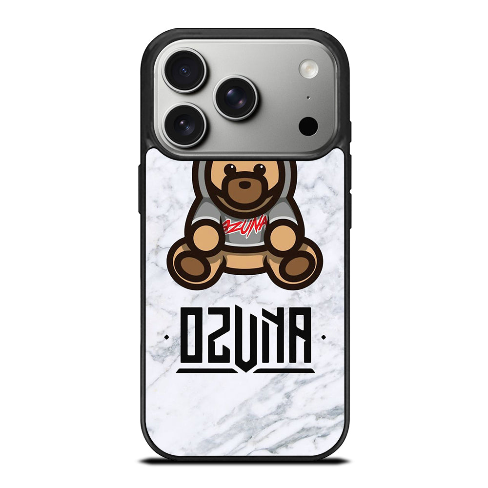 OZUNA BEAR LOGO MARBLE iPhone 17 Pro Case Cover