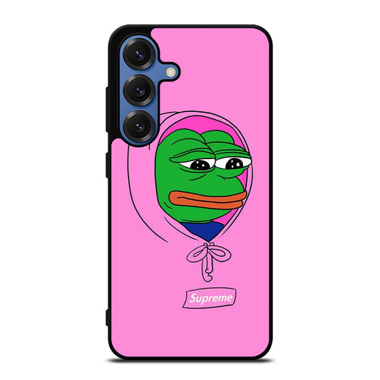 PEPE THE SMUG FROG PINK HOODIE Samsung Galaxy S25 Case Cover