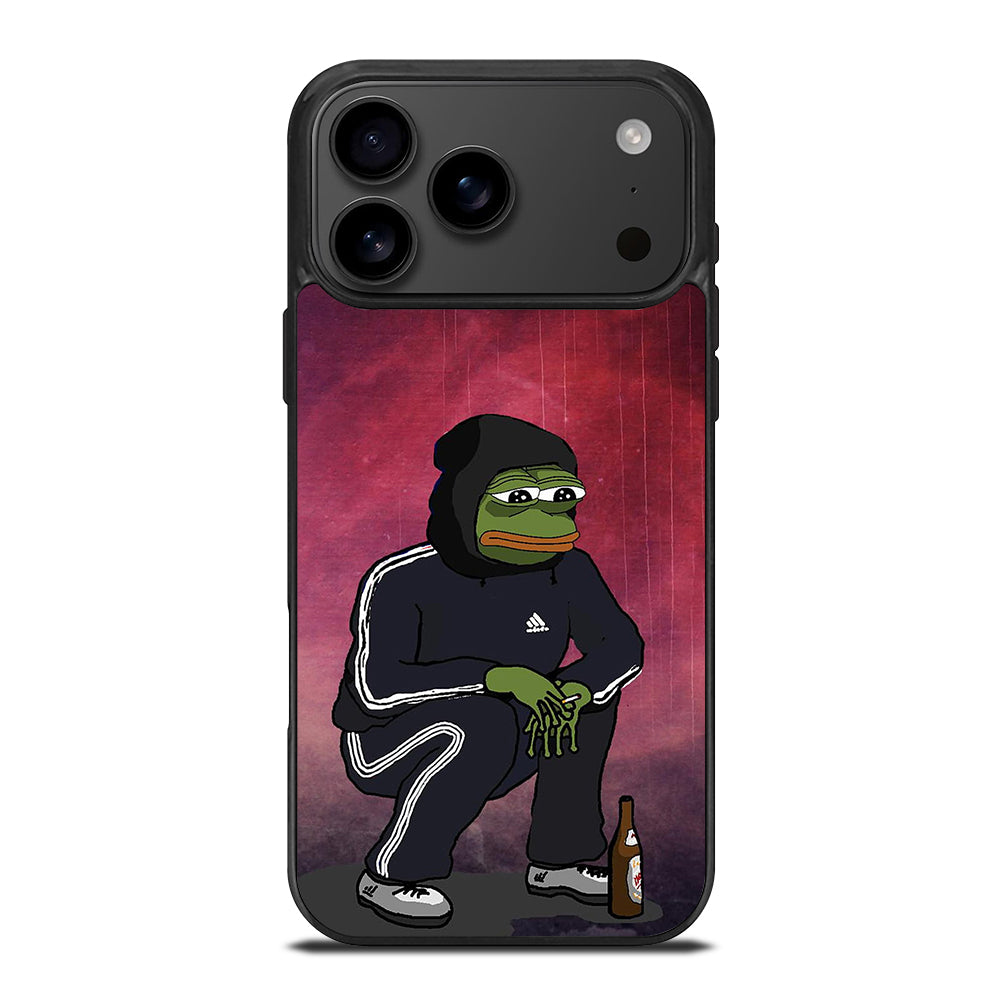 PEPE THE SMUG FROG SAD iPhone 17 Pro Max Case Cover