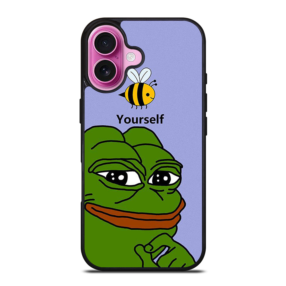 PEPE THE SMUG FROG YOURSELF iPhone 16 Plus Case Cover