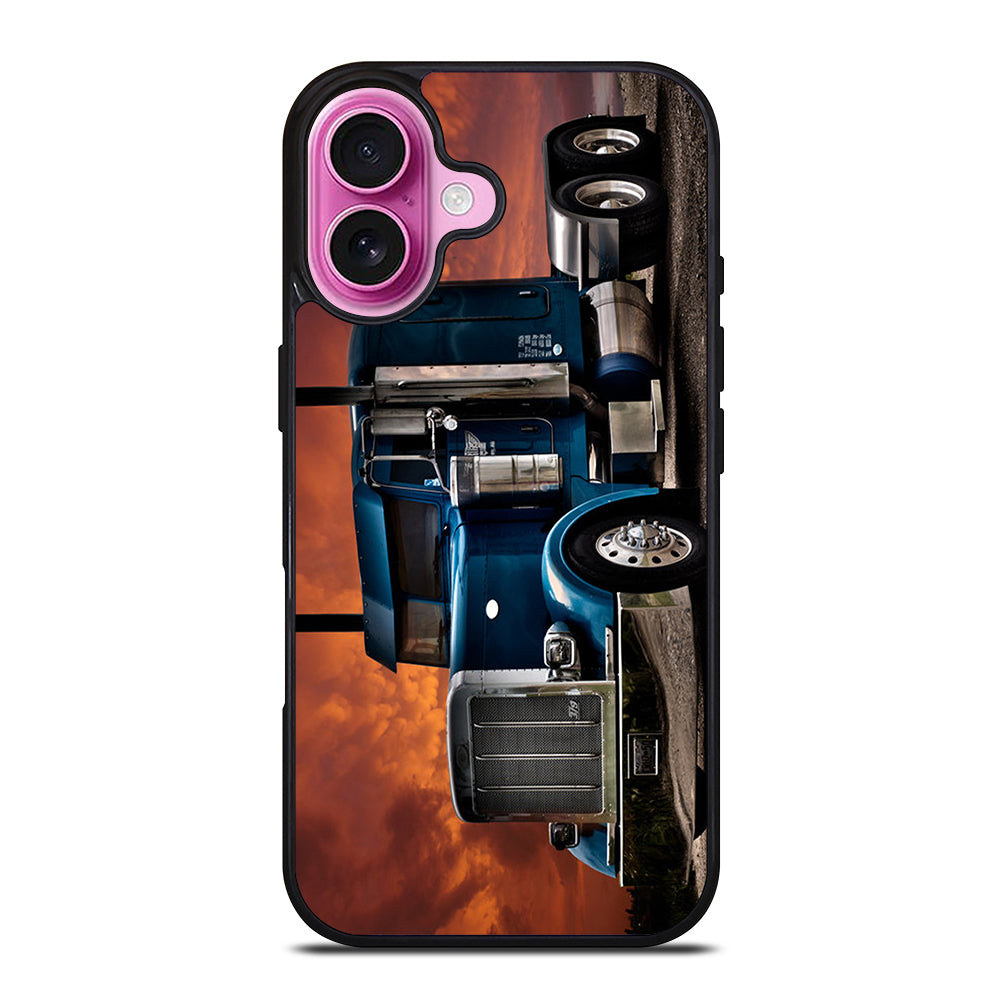 PETERBILT TRUCK BLUE iPhone 16 Plus Case Cover