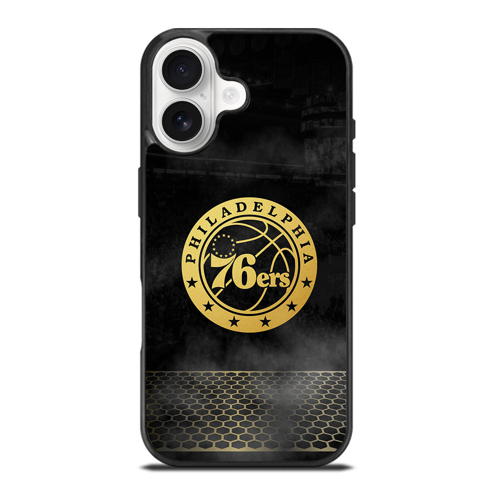 PHILADELPHIA 76ERS GOLD LOGO iPhone 17 Case Cover