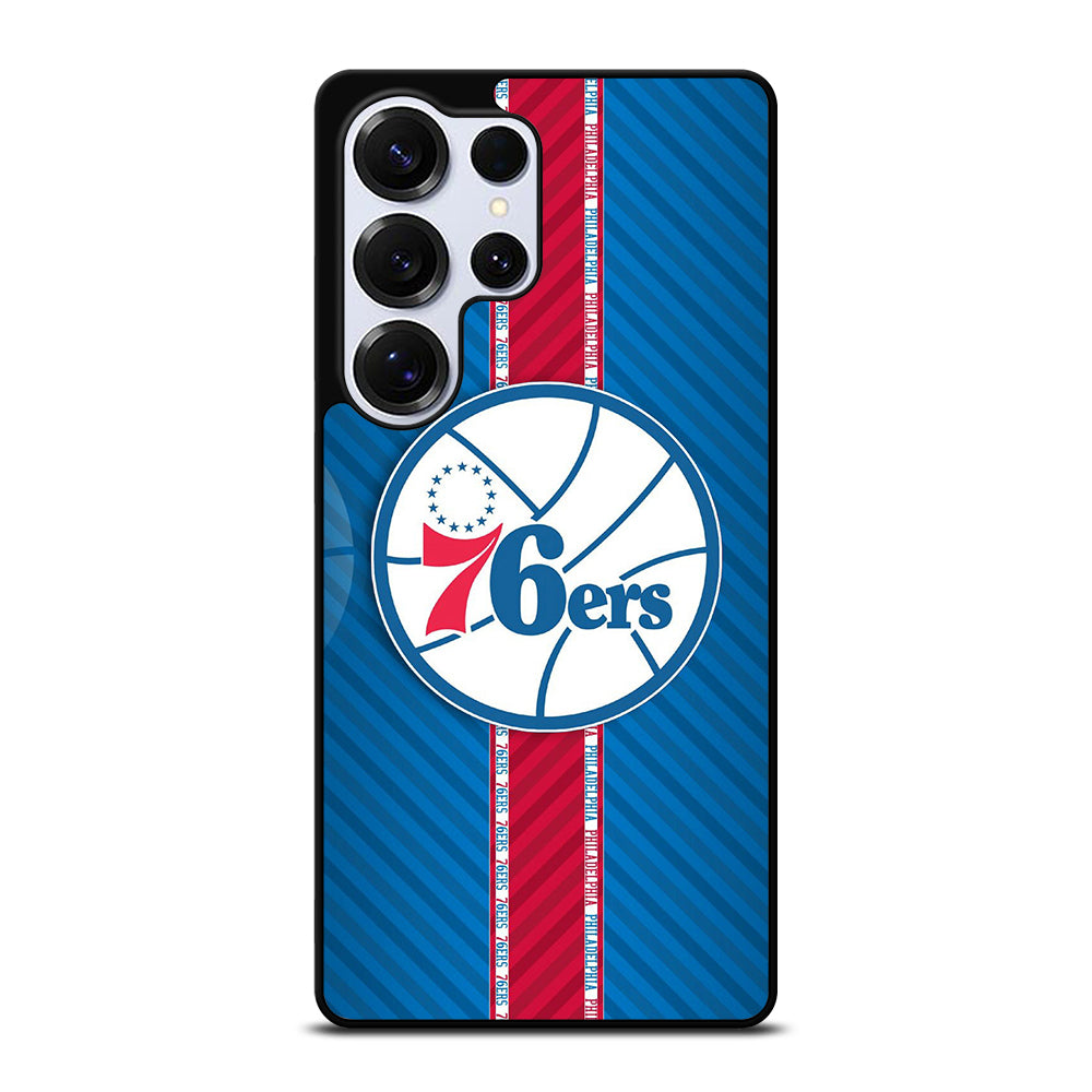 PHILADELPHIA 76ERS STRIPE EMBLEM Samsung Galaxy S25 Ultra Case Cover
