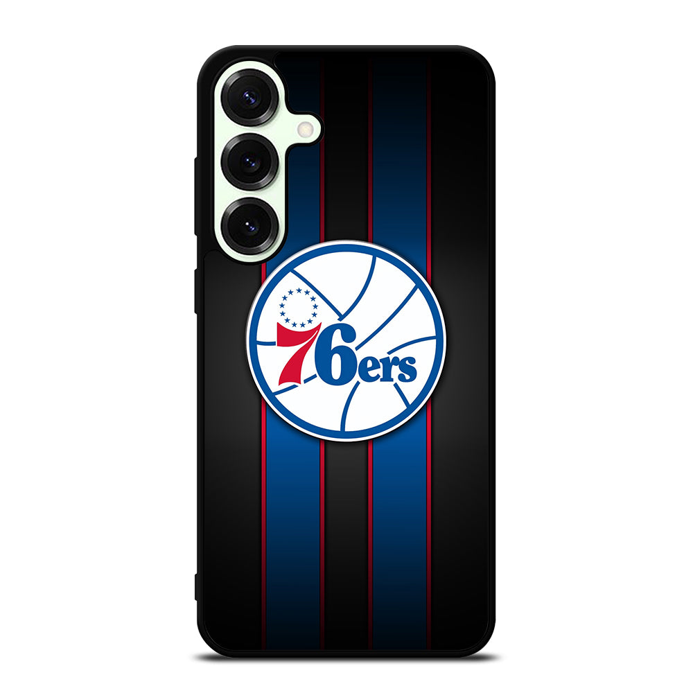 PHILADELPHIA 76ERS STRIPE LOGO Samsung Galaxy S25 Plus Case Cover