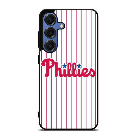 PHILADELPHIA PHILLIES MLB STRIPE Samsung Galaxy S25 Case Cover