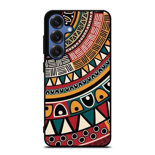 PIECE TRIBAL PATTERN ART Samsung Galaxy S25 Case Cover