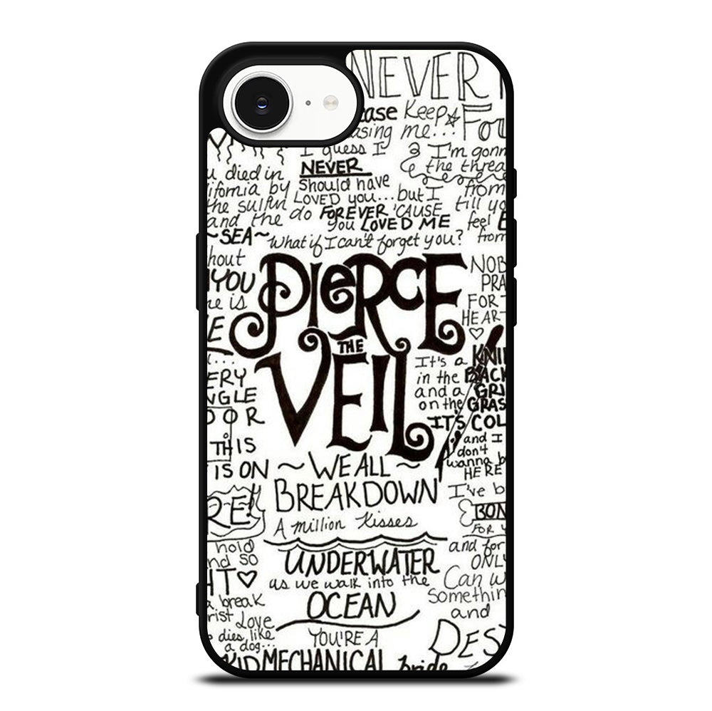 PIERCE THE VEIL LYRIC iPhone 16e Case Cover