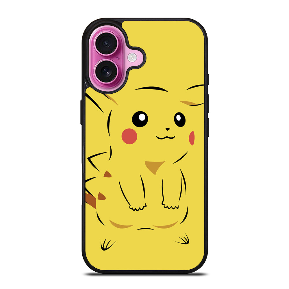 PIKACHU POKEMON CARTOON iPhone 16 Plus Case Cover