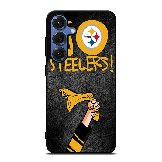 PITTSBURGH STEELERS GO STEELERS Samsung Galaxy S25 Case Cover