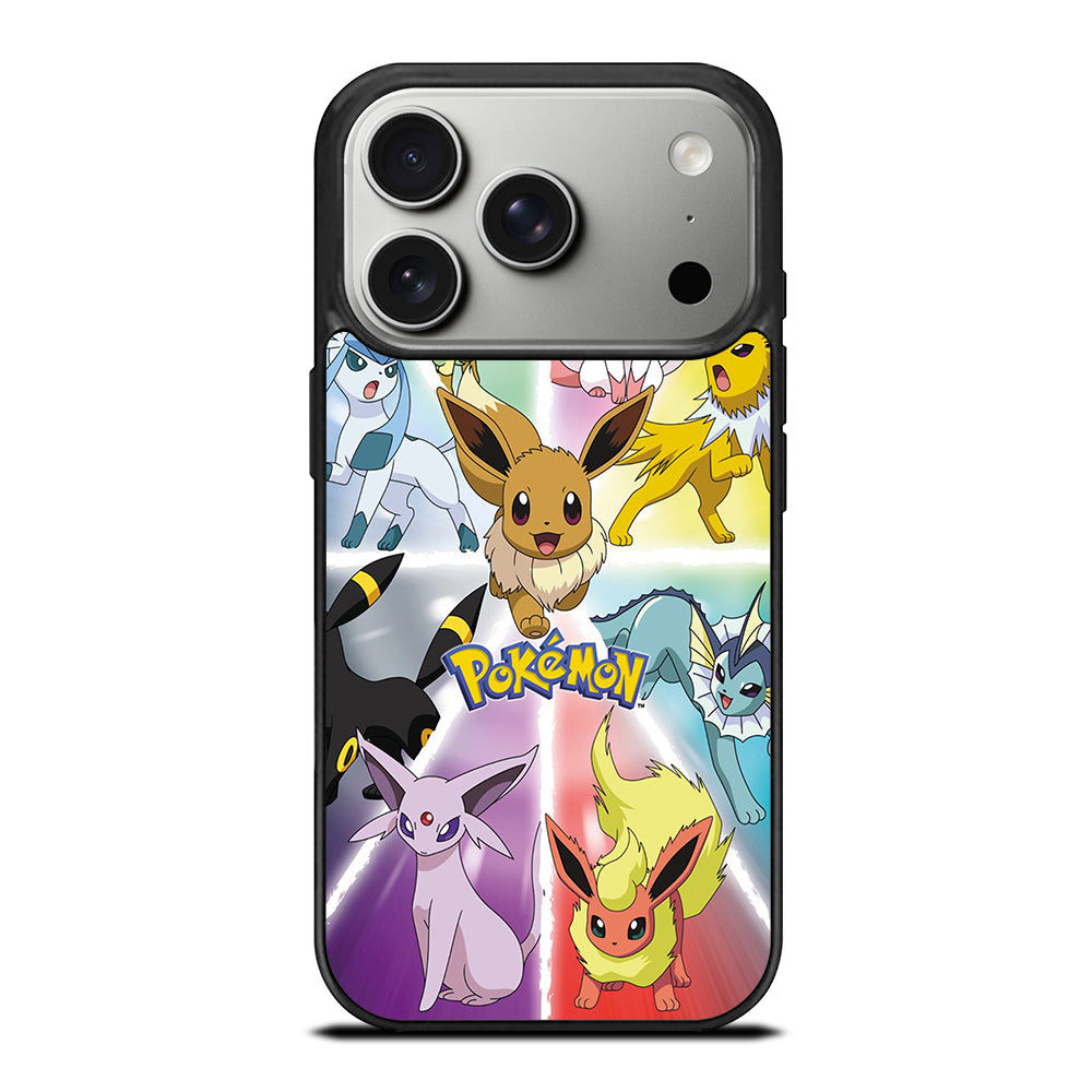 POKEMON EEVEE ALL EVOLUTION 3 iPhone 17 Pro Case Cover