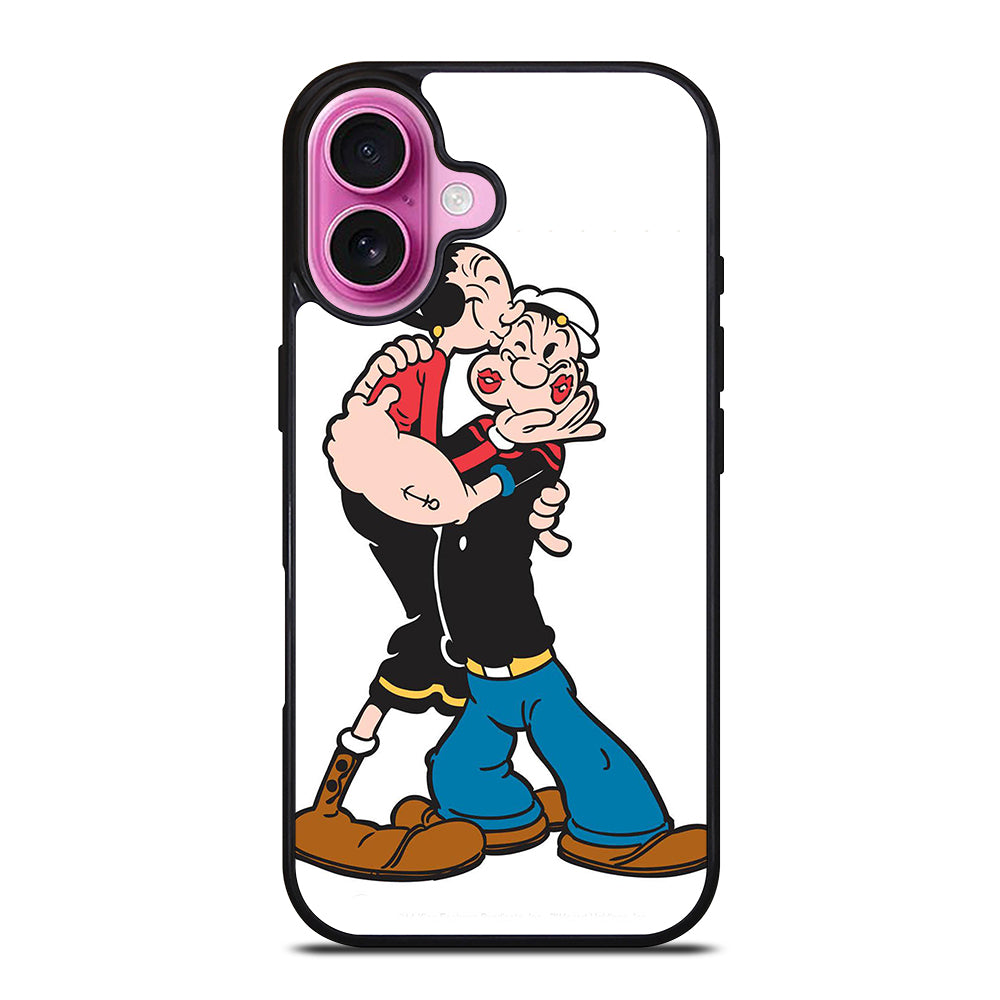 POPEYE AND OLIVE CARTOON 2 iPhone 16 Plus Case Cover