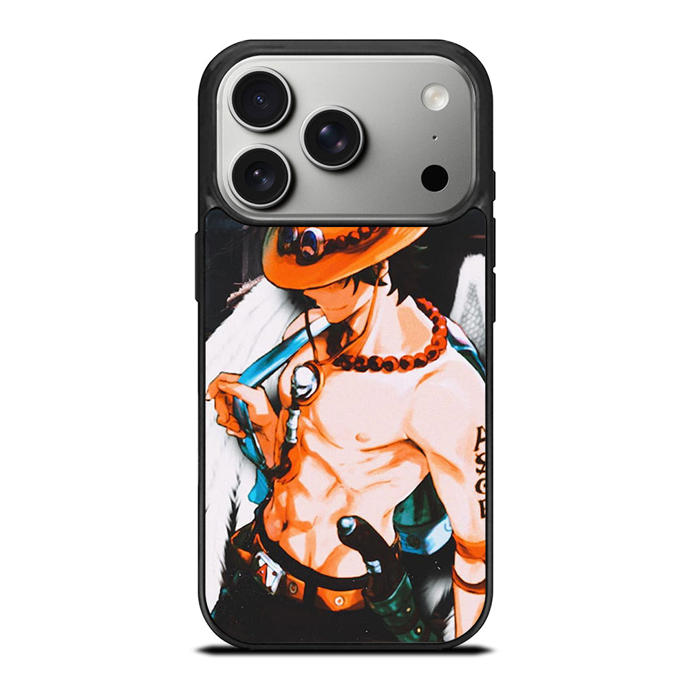 PORTGAS D ACE R.I.P ONE PIECE iPhone 17 Pro Case Cover