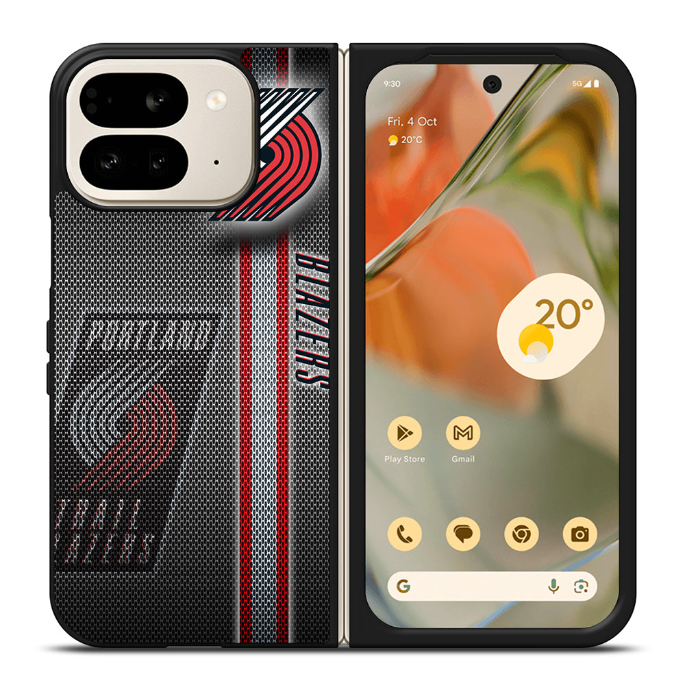 PORTLAND TRAIL BLAZERS MRTAL LOGO Google Pixel 9 Pro Fold Case Cover