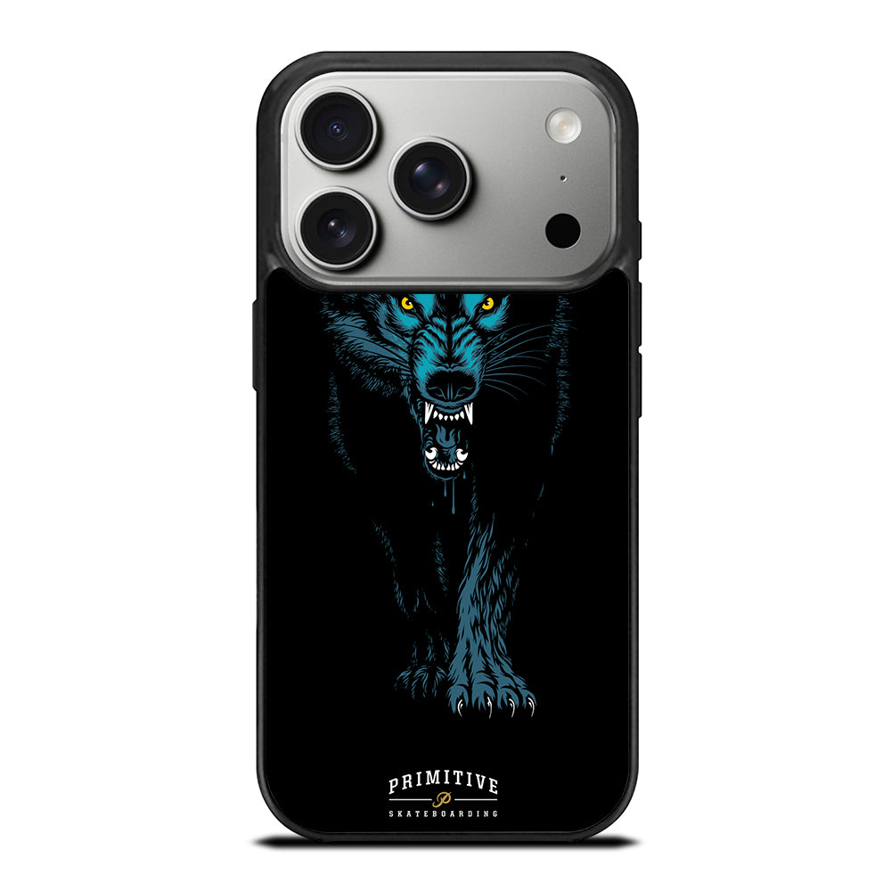 PRIMITIVE SKATEBOARDING LOGO WOLF iPhone 17 Pro Case Cover