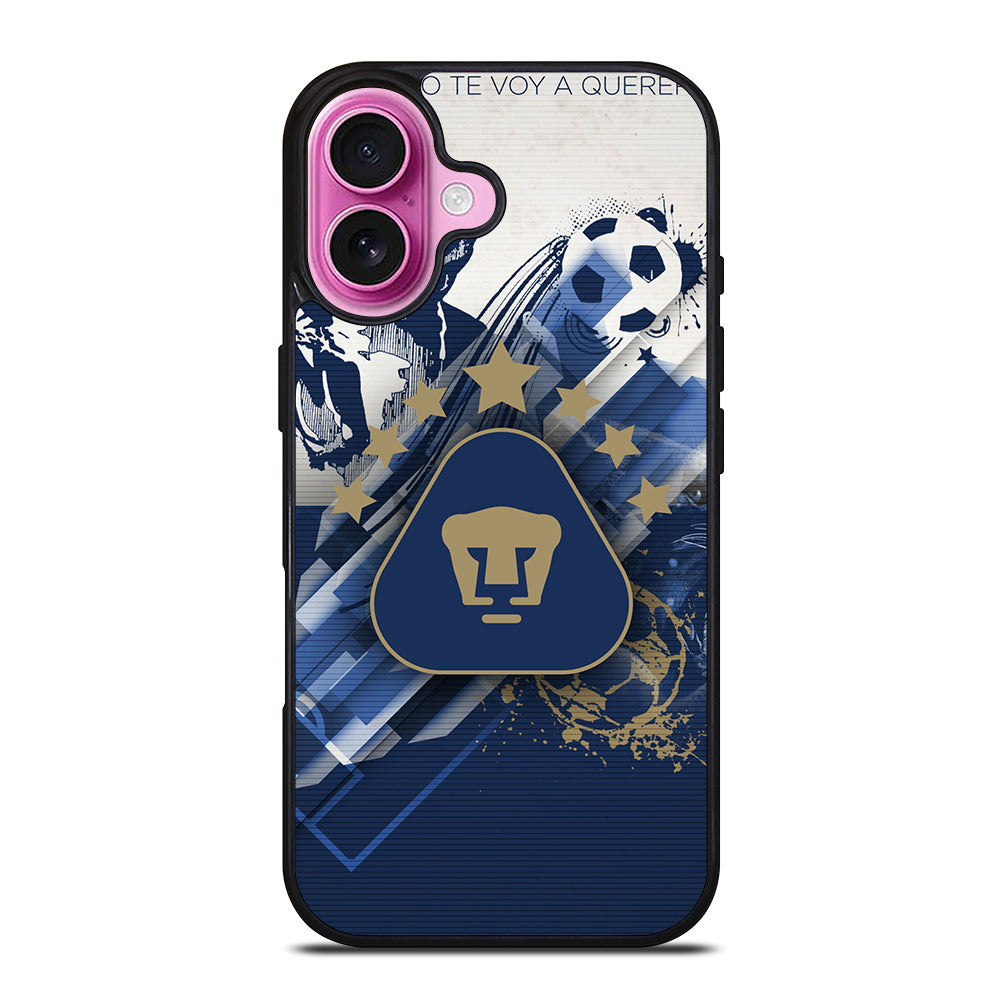 PUMAS UNAM CLUB DE FOOTBALL 2 iPhone 16 Plus Case Cover