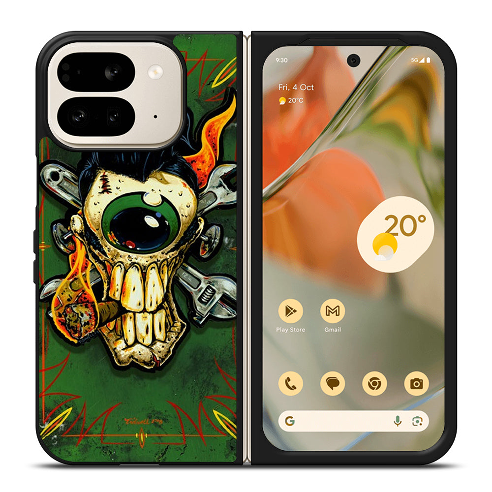 RAT FINK SKULL Google Pixel 9 Pro Fold Case Cover