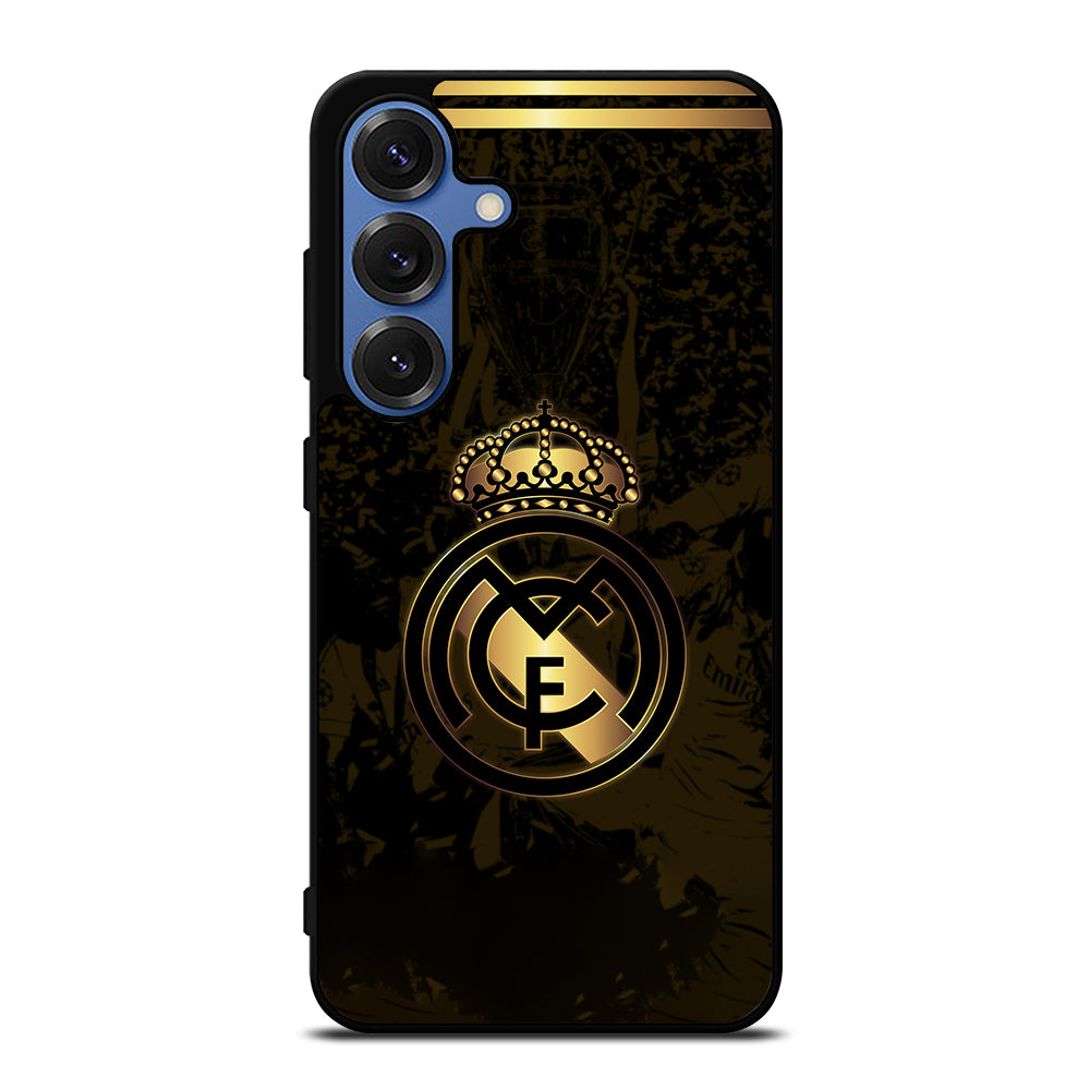 REAL MADRID FC GOLD LOGO Samsung Galaxy S25 Case Cover