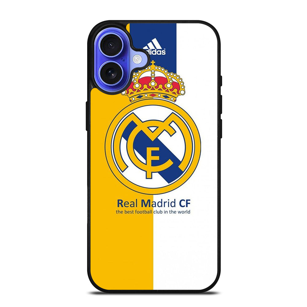 REAL MADRID FC LOGO iPhone 16 Case Cover casecentro REAL MADRID FC LOGO iPhone 16 Case Cover casecentro