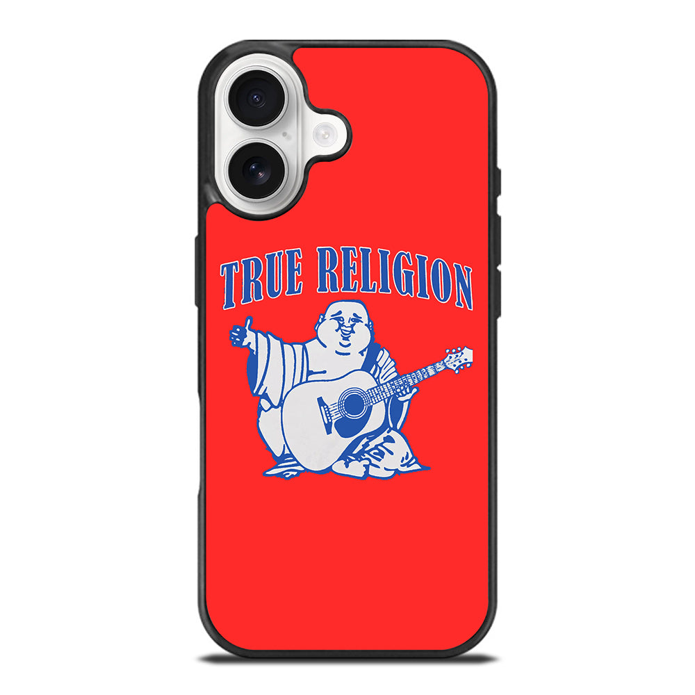 RED BIG BUDDHA TRUE RELIGION LOGO iPhone 17 Case Cover