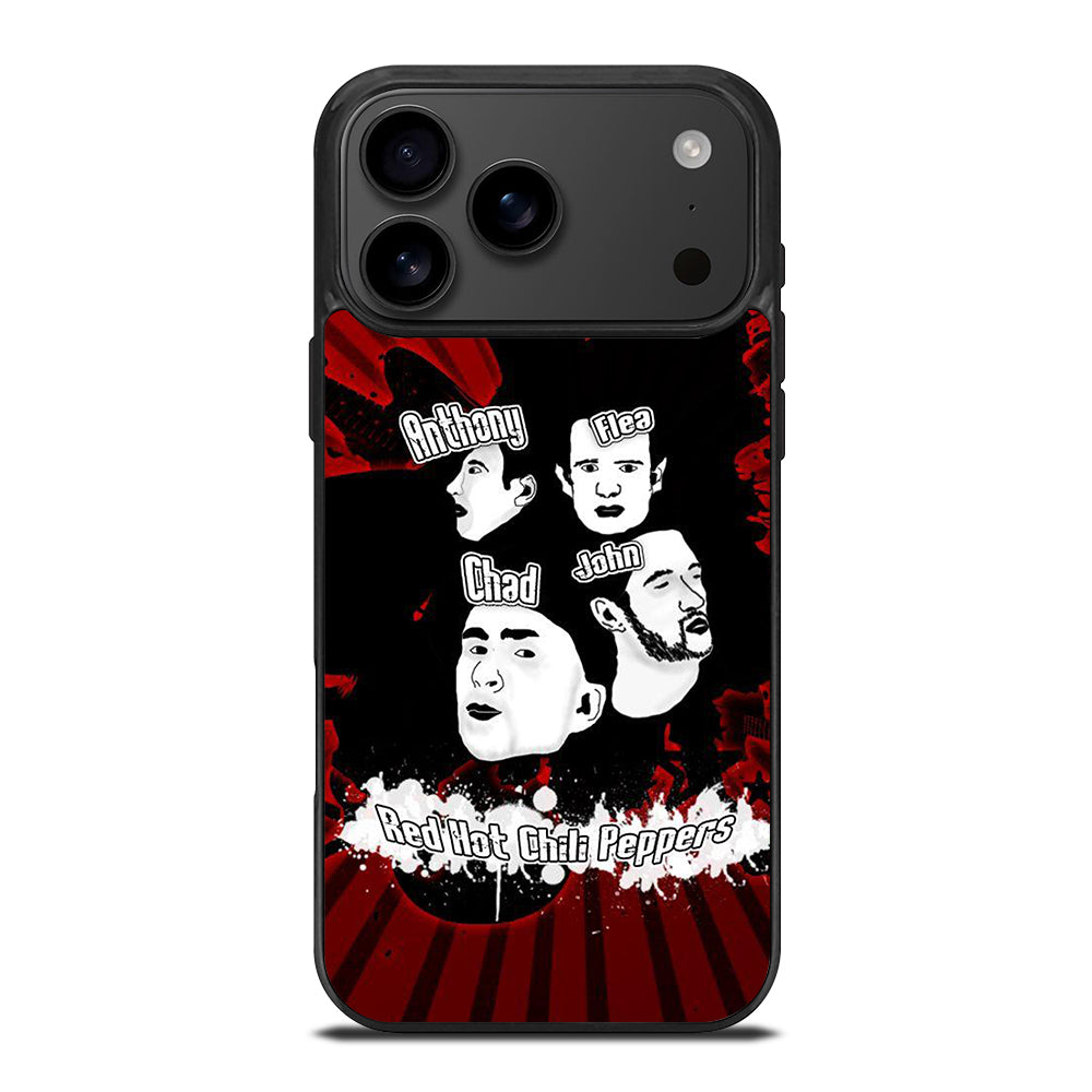 RED HOT CHILI PEPPERS ROCK BAND POSTER iPhone 17 Pro Max Case Cover