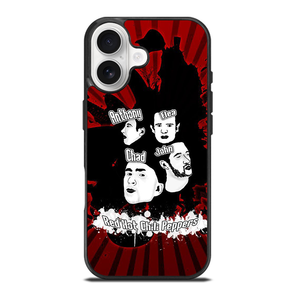 RED HOT CHILI PEPPERS ROCK BAND POSTER iPhone 17 Case Cover