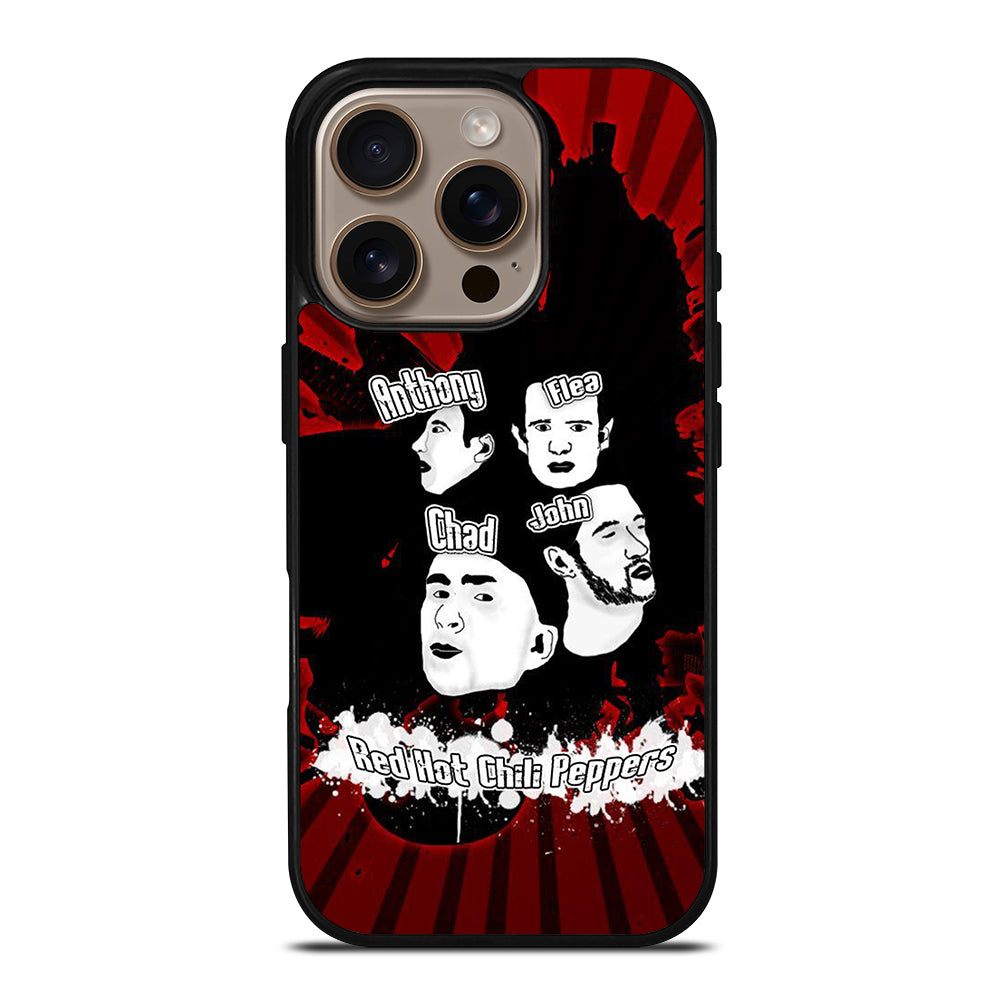 RED HOT CHILI PEPPERS ROCK BAND POSTER iPhone 16 Pro Case Cover