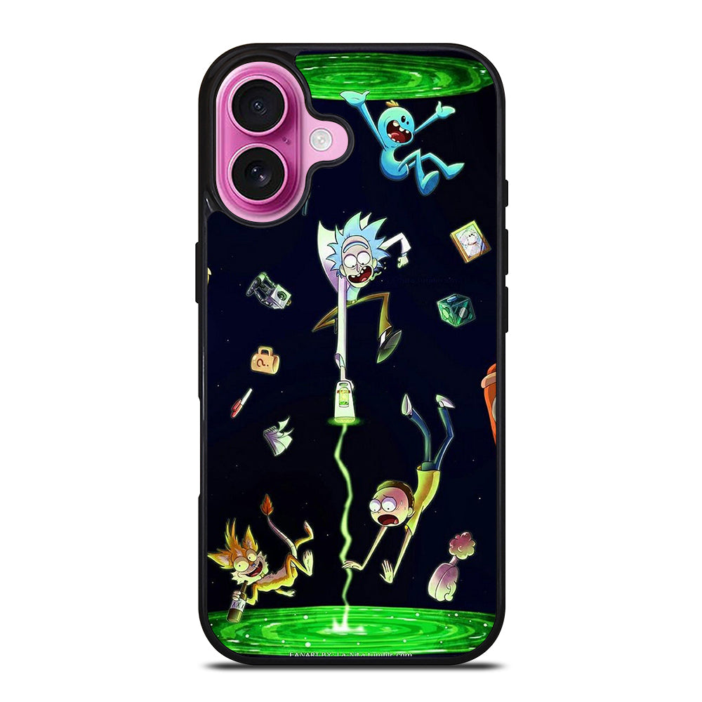 RICK AND MORTY PORTAL iPhone 16 Plus Case Cover