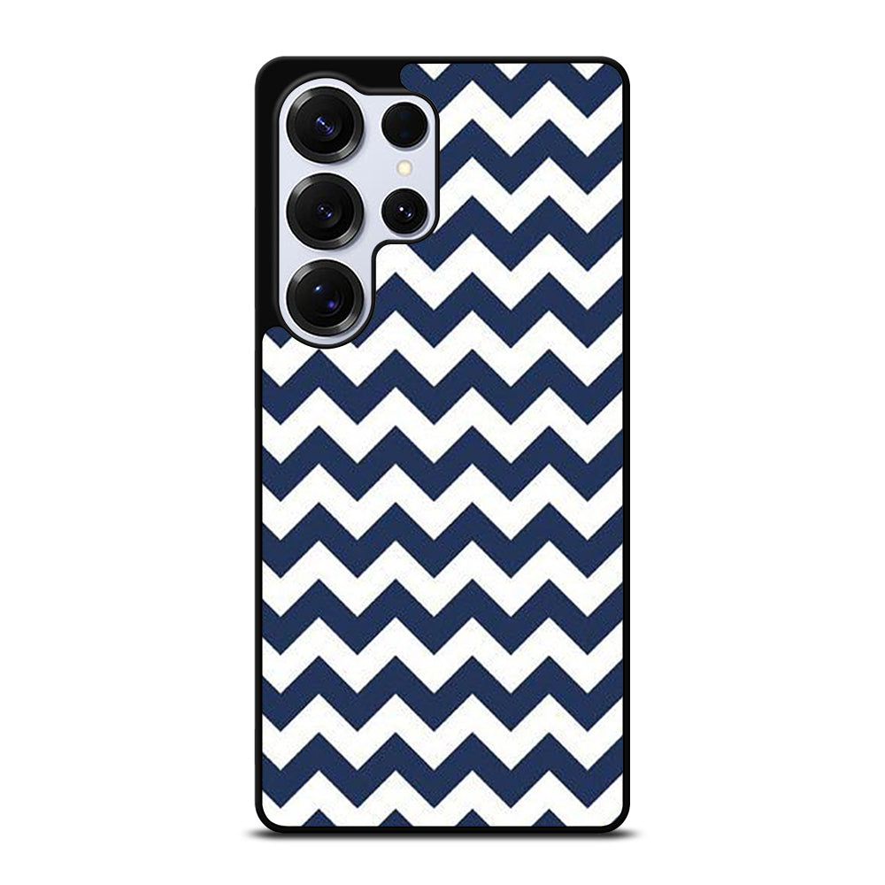 RILEY BLAKE CHEVRON PATTERN BLUE Samsung Galaxy S26 Ultra Case Cover