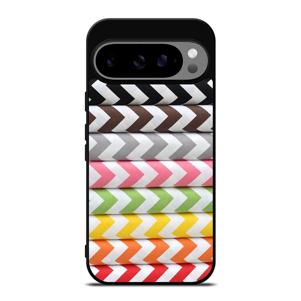RILEY BLAKE CHEVRON PATTERN COLORFUL Google Pixel 9 Pro XL Case Cover