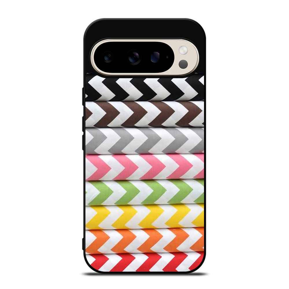 RILEY BLAKE CHEVRON PATTERN COLORFUL Google Pixel 9 Pro Case Cover