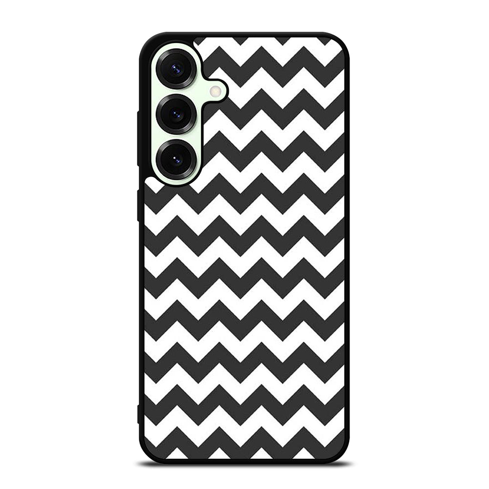 RILEY BLAKE CHEVRON PATTERN GREY Samsung Galaxy S25 Plus Case Cover