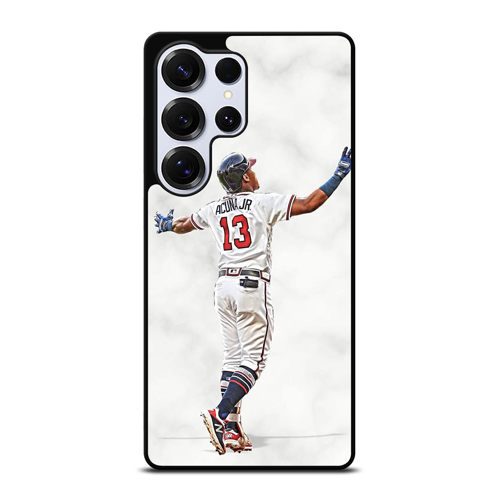 RONALD ACUNA JR ATLANTA BRAVES MARBLE Samsung Galaxy S25 Ultra Case Cover