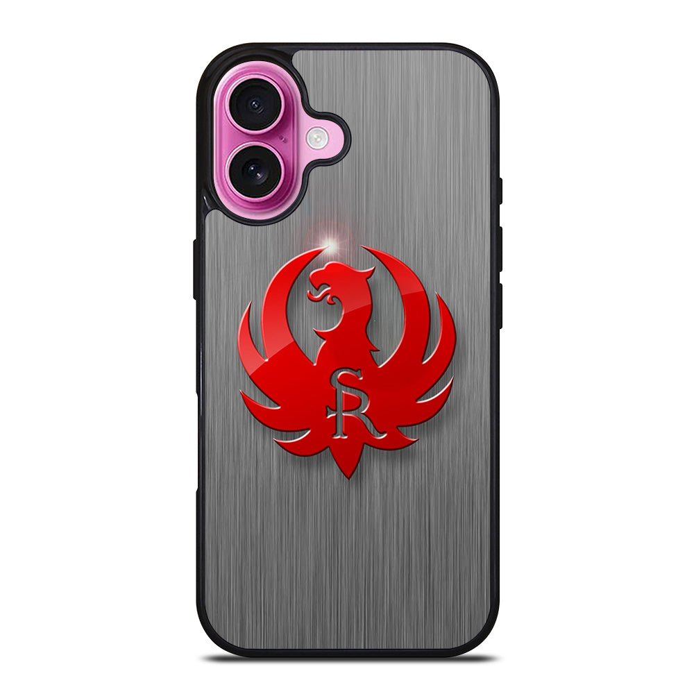 RUGER FIREARM METAL LOGO iPhone 16 Plus Case Cover