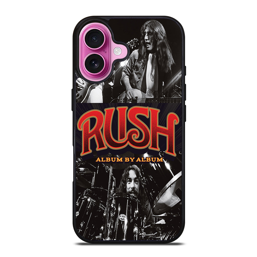 RUSH ALBUM BY ALBUM iPhone 16 Plus Case Cover
