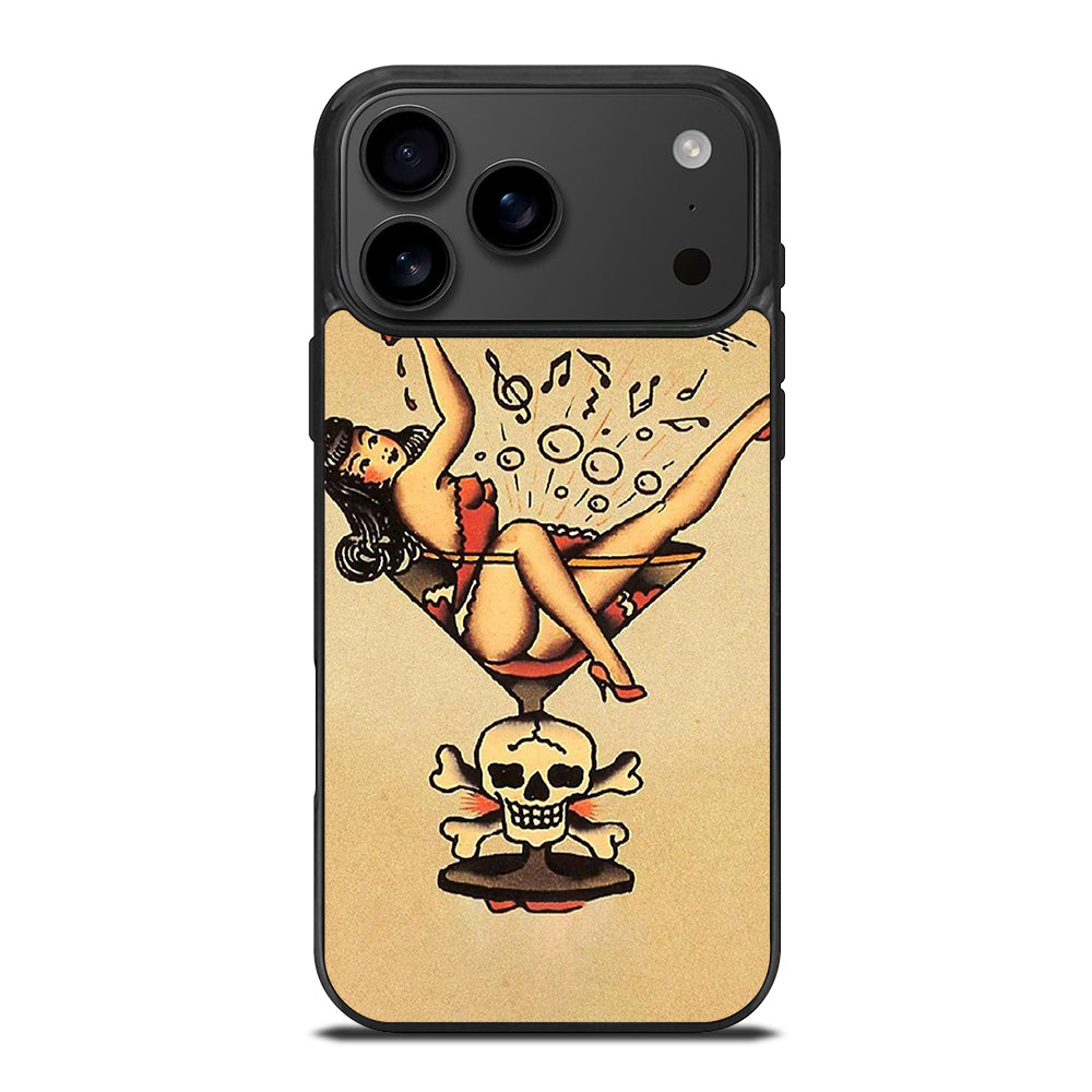SAILOR JERRY BEWARE TATTOO iPhone 17 Pro Max Case Cover