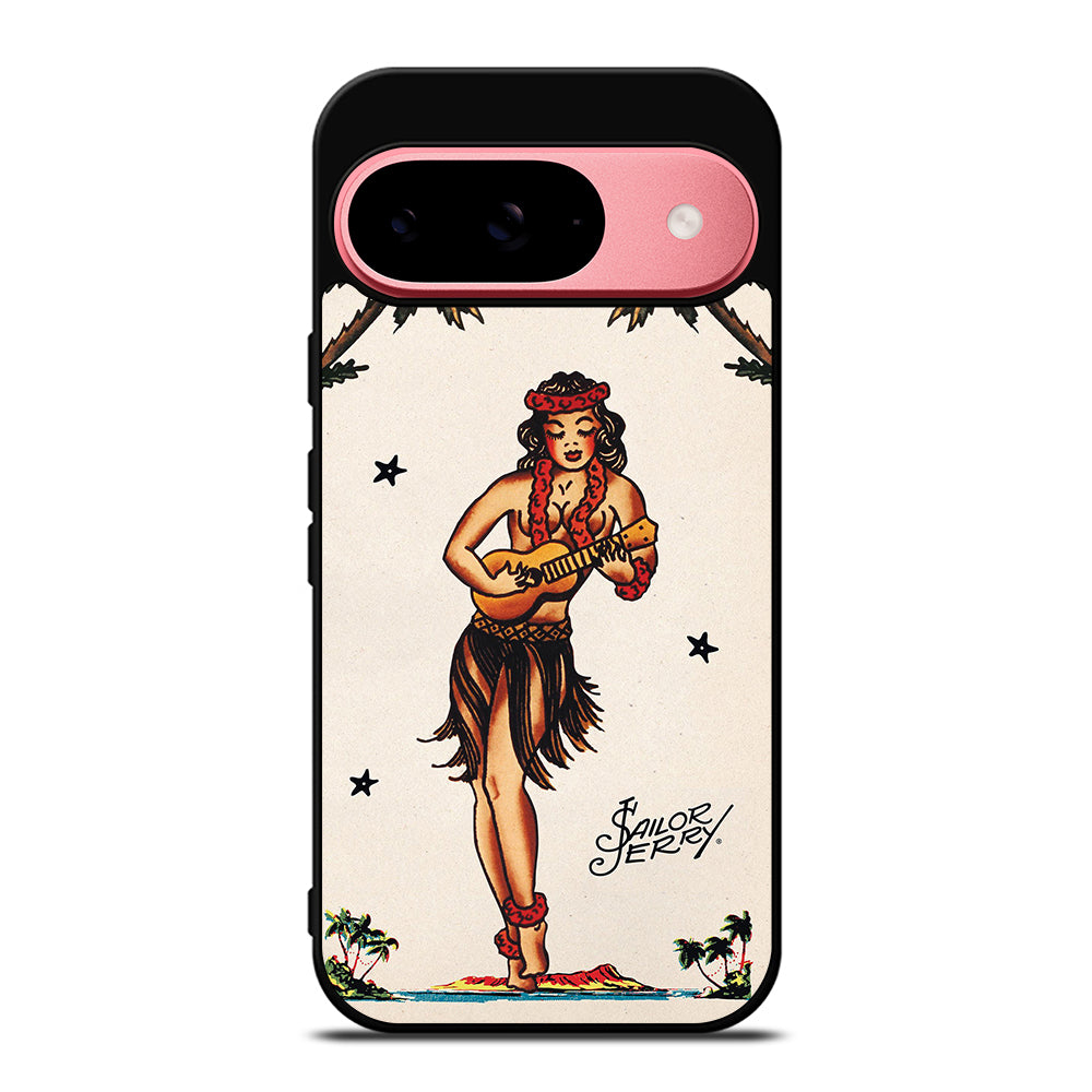 SAILOR JERRY GIRL TATTOO Google Pixel 9 Case Cover