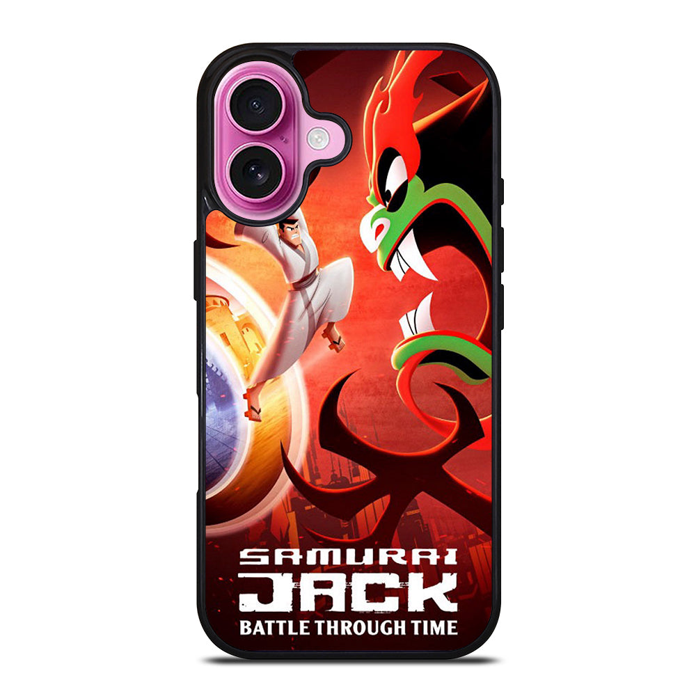 SAMURAI JACK VS AKU CARTOON iPhone 16 Plus Case Cover