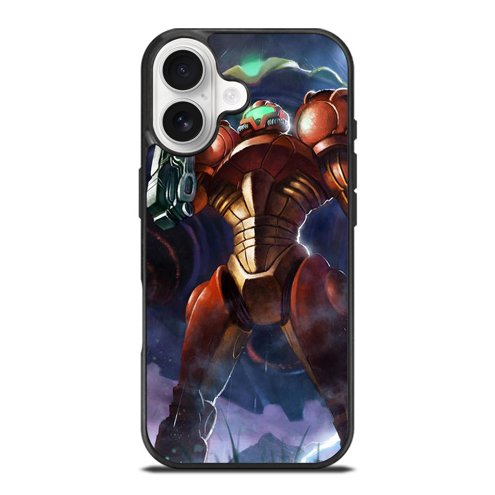 SAMUS ARAN METROID ART iPhone 17 Case Cover
