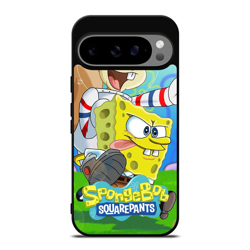 SANDY SQUIRREL AND SPONGEBOB SQUAREPANTS Google Pixel 9 Pro XL Case Cover
