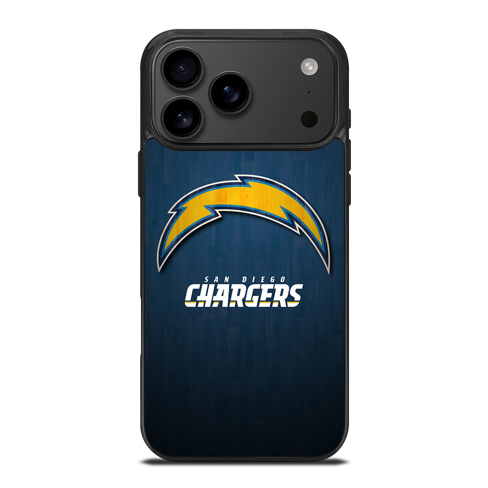 SAN DIEGO CHARGERS WOODEN LOGO iPhone 17 Pro Max Case Cover