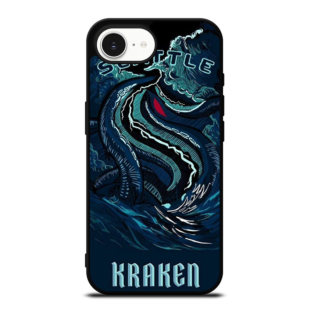 SEATTLE KRAKEN LOGO ART iPhone 16e Case Cover