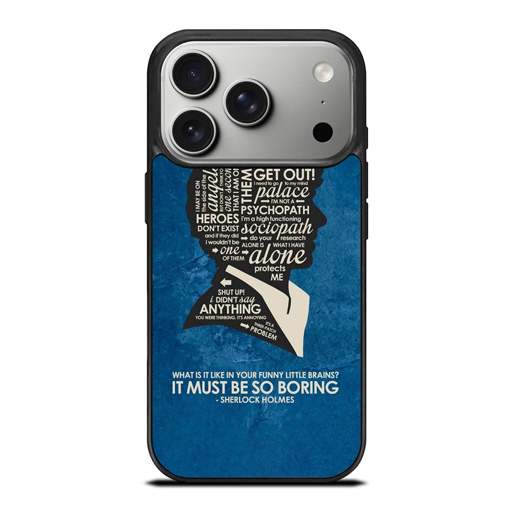 SHERLOCK HOLMES QUOTE iPhone 17 Pro Case Cover