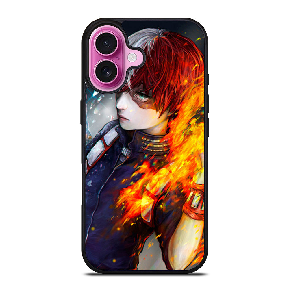 SHOTO TODOROKI ART MY HERO ACADEMIA iPhone 16 Plus Case Cover