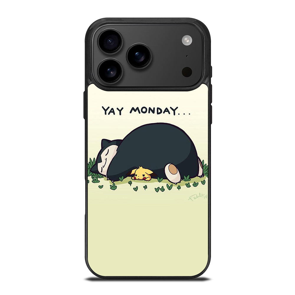 SNORLAX AND PIKACHU POKEMON iPhone 17 Pro Max Case Cover