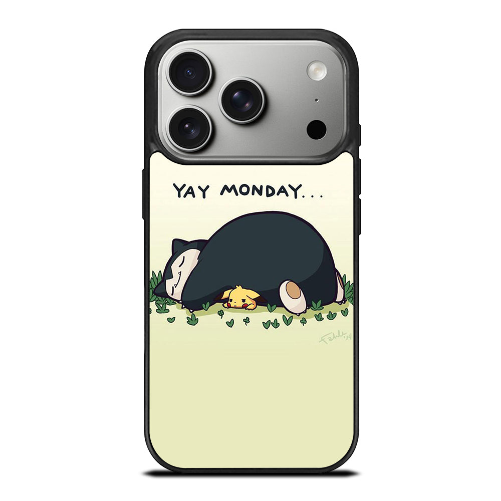 SNORLAX AND PIKACHU POKEMON iPhone 17 Pro Case Cover