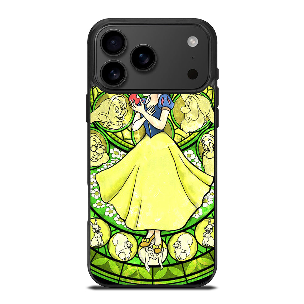 SNOW WHITE DISNEY STAINED GLASS iPhone 17 Pro Max Case Cover
