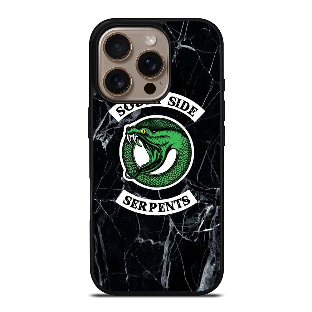 SOUTHSIDE SERPENTS LOGO MARBLE iPhone 16 Pro Case Cover