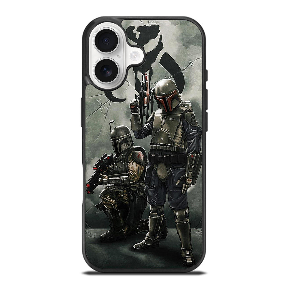 STAR WARS BOBA FETT MANDALORIAN ART iPhone 17 Case Cover
