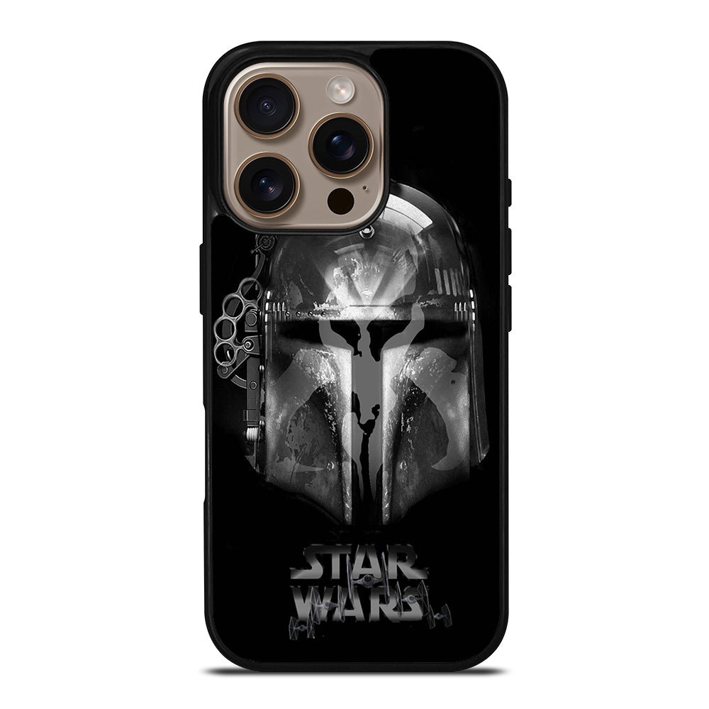 STAR WARS BOBA FETT MANDALORIAN HELMET iPhone 16 Pro Case Cover