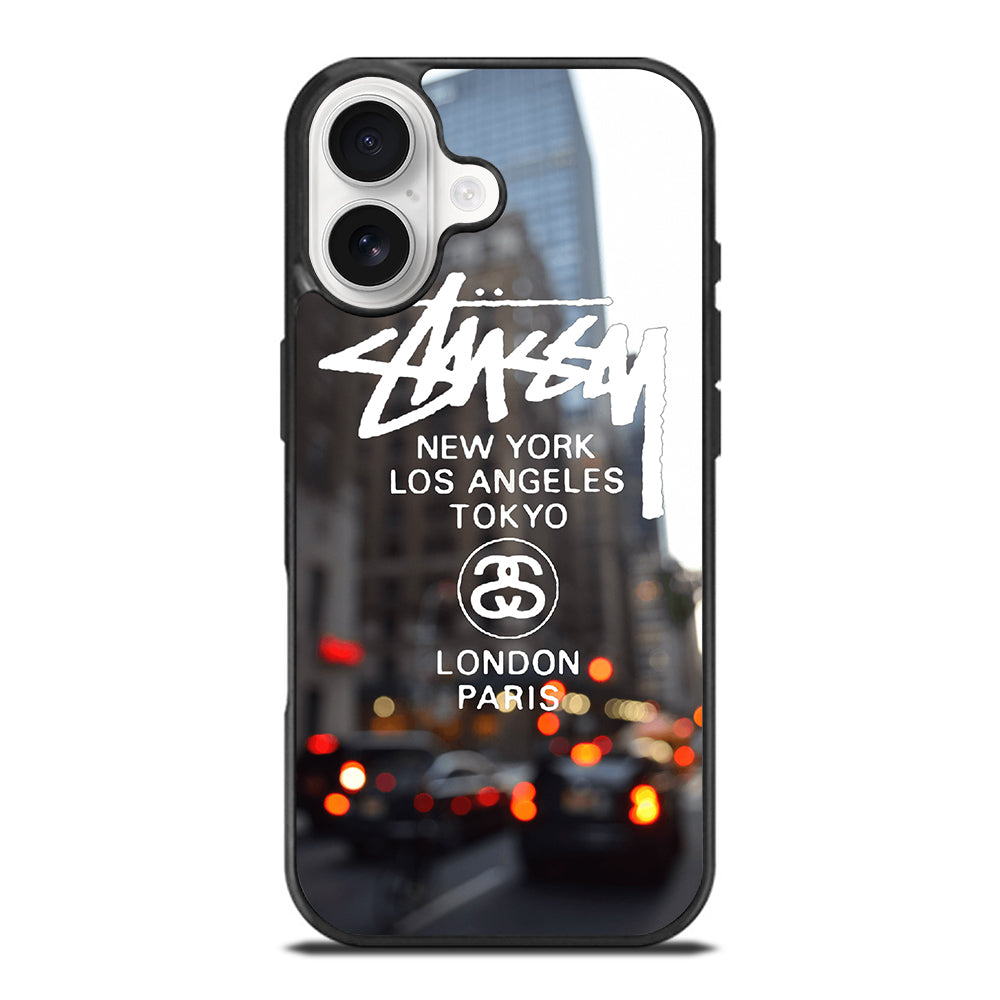 STUSSY CITY LOGO iPhone 17 Case Cover